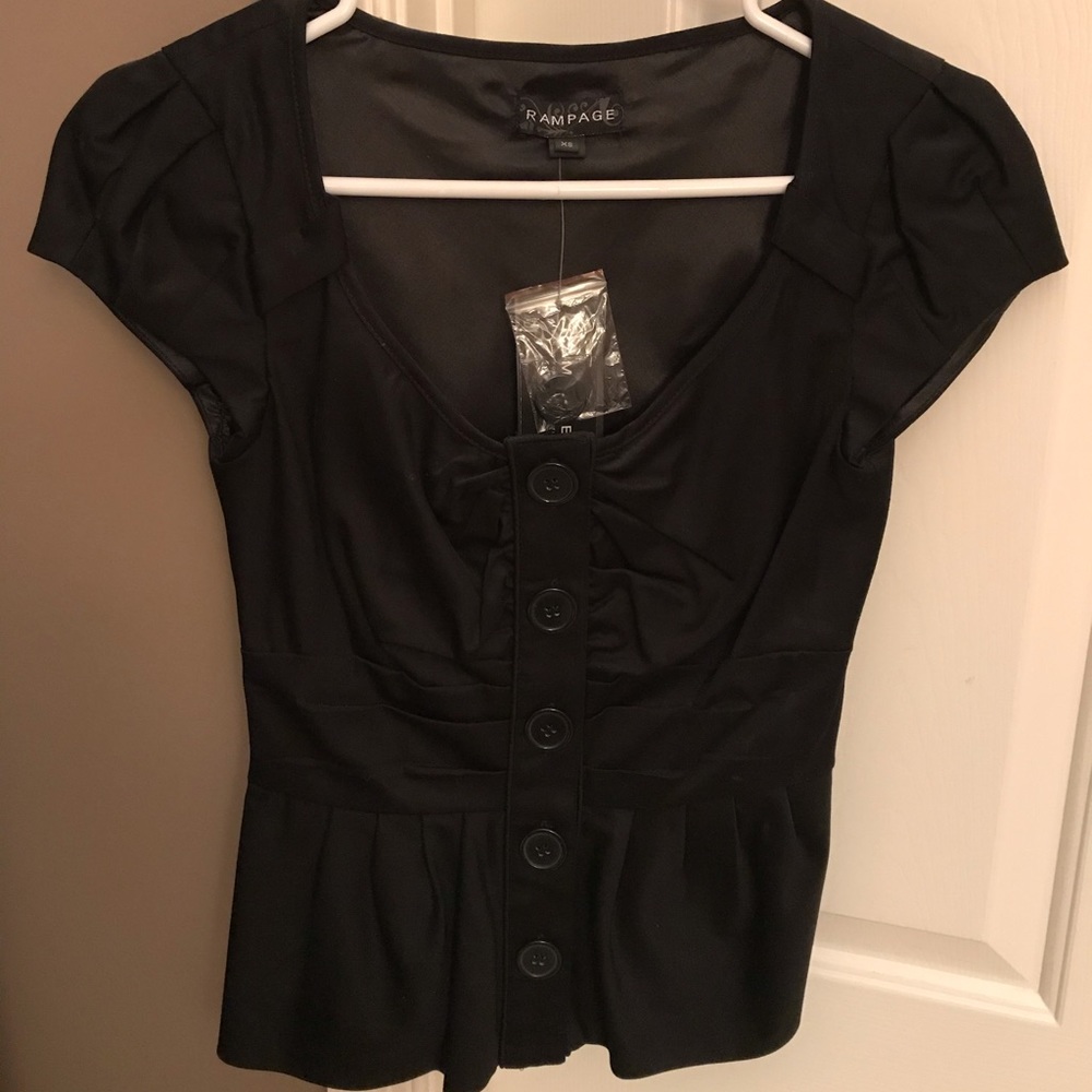 Rampage button down blouse